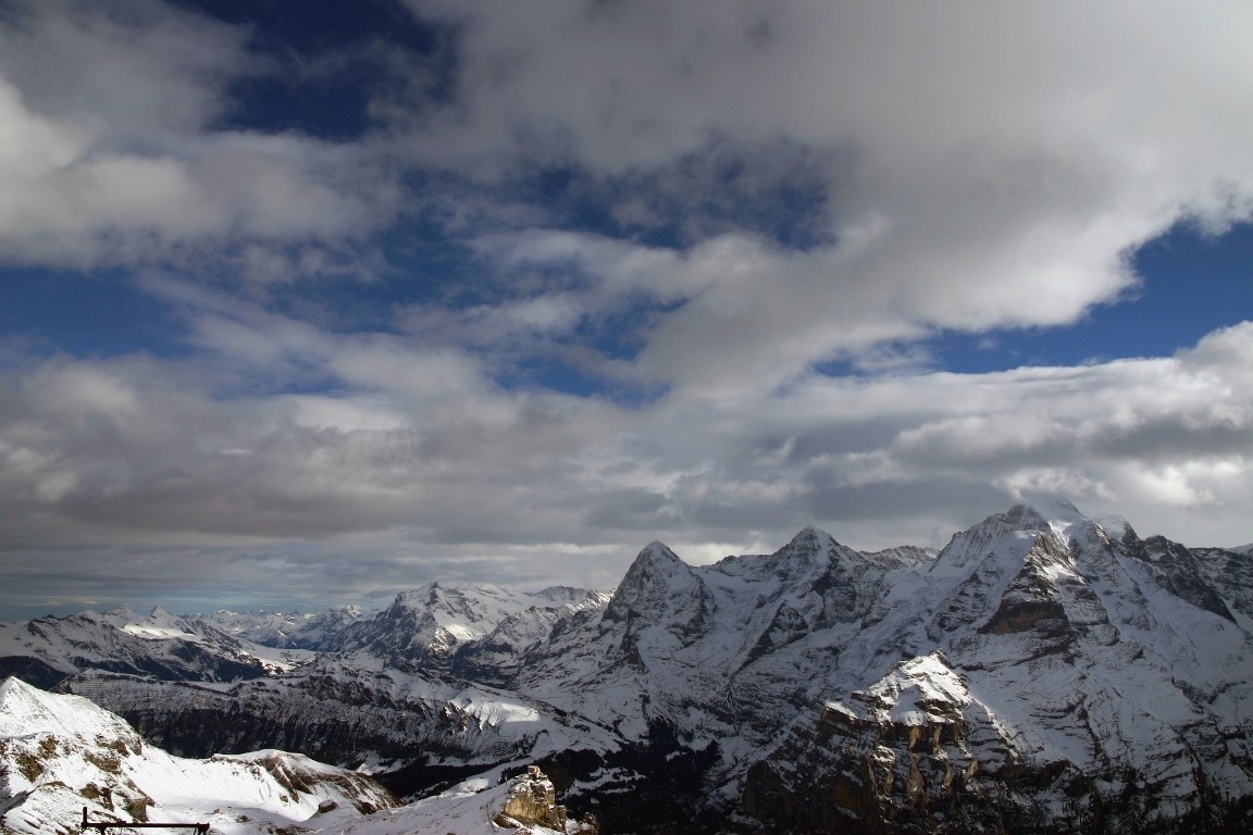Eiger, Mönch And Jungfrau From Schilthorn